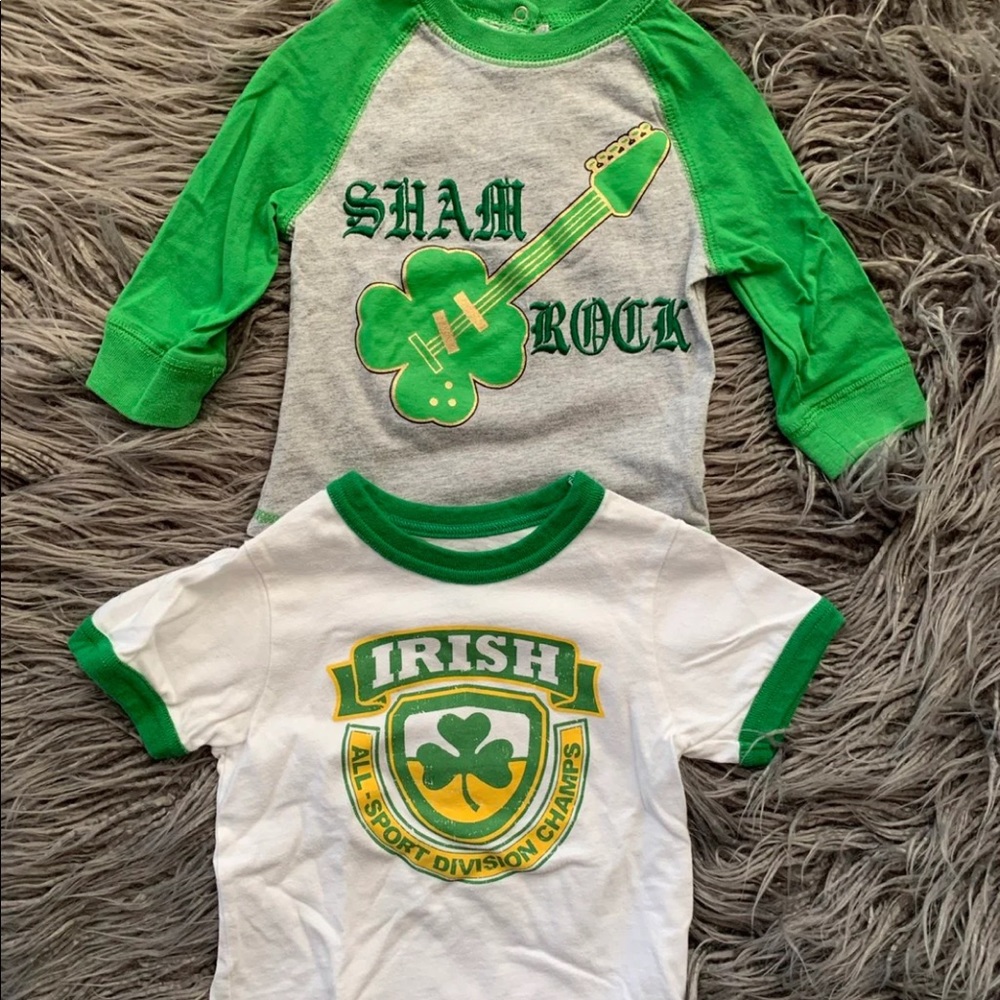Irish/St. Patrick’s Day Shirts 12 Month